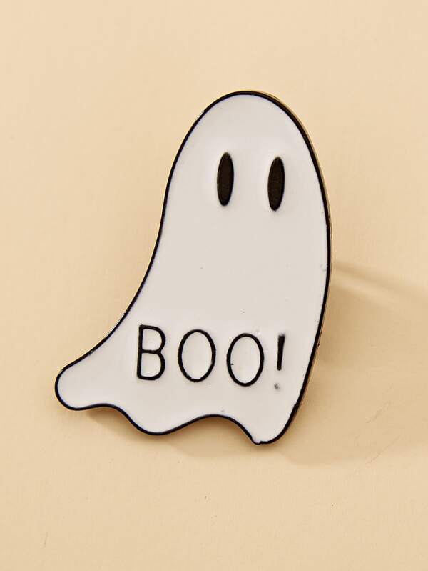 Cartoon Ghost Design Brooch