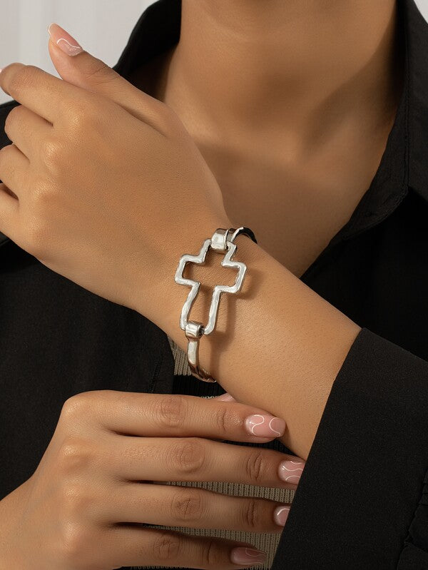 Cross Decor Bangle