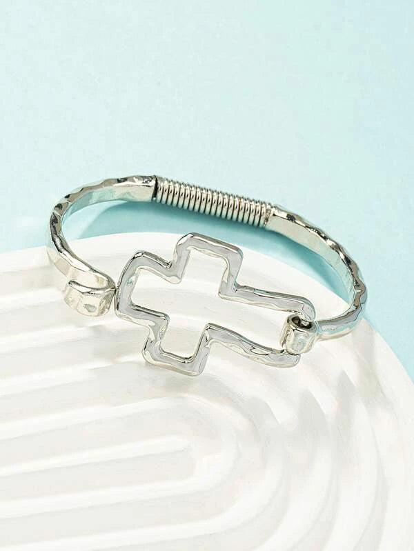 Cross Decor Bangle