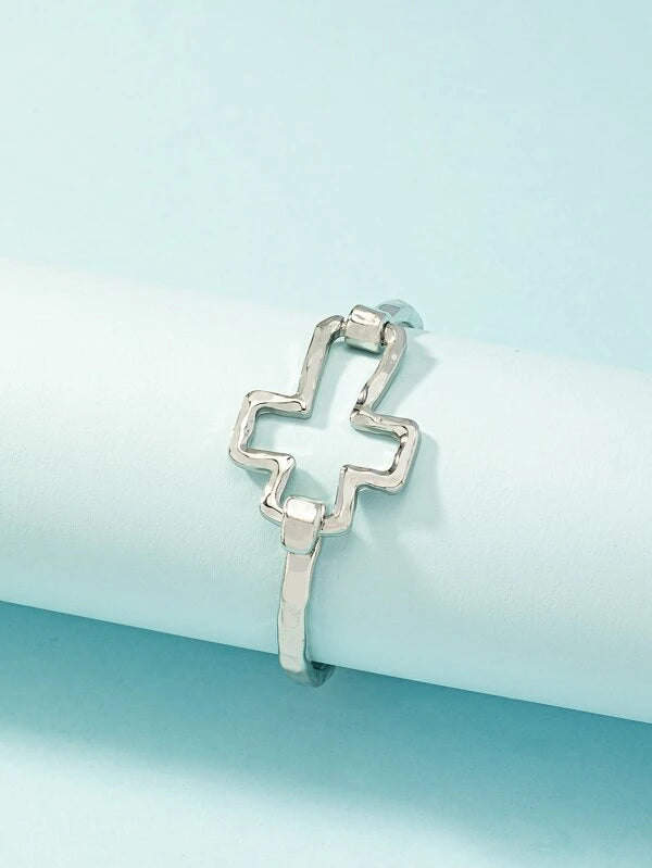 Cross Decor Bangle