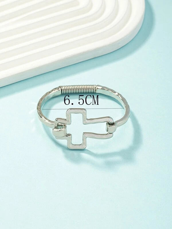 Cross Decor Bangle