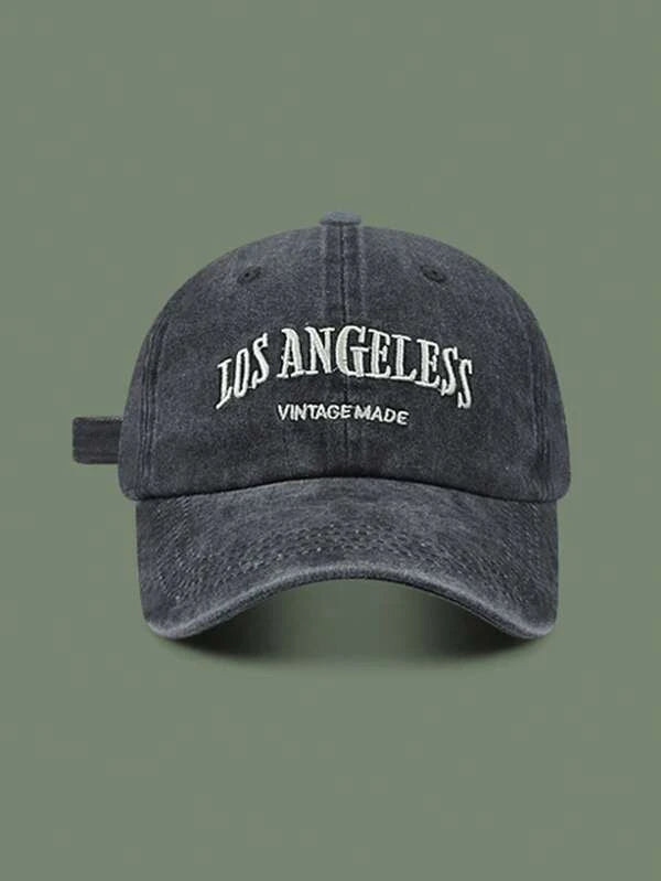 Letter Embroidered Baseball Cap