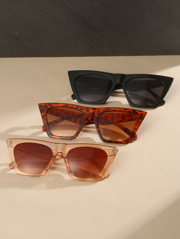 3pairs Cat Eye Sunglasses
