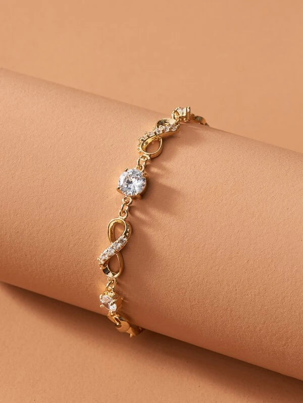 Rhinestone Decor Bracelet