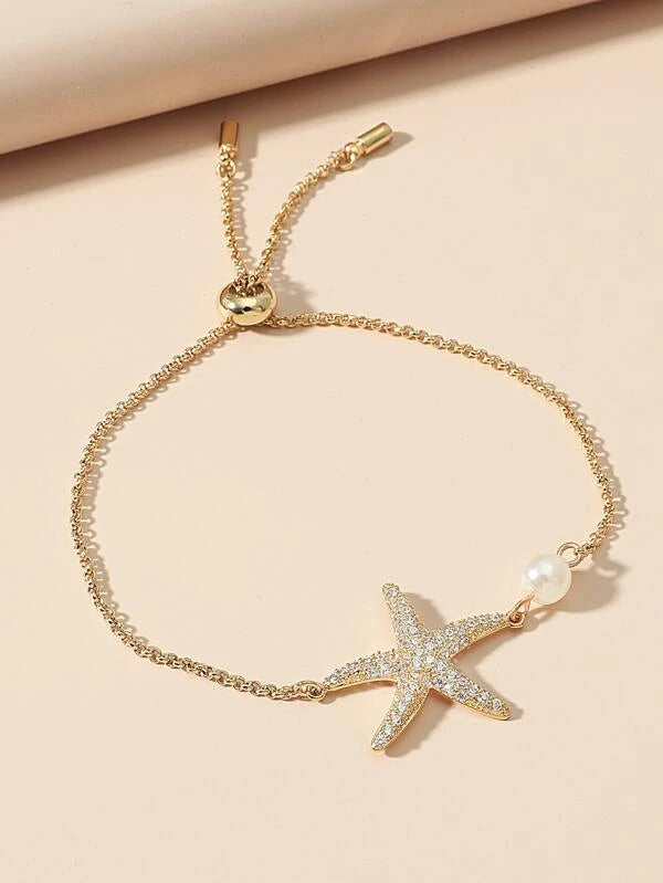 Starfish Decor Bracelet