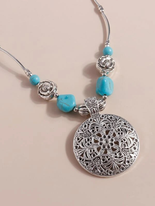 Round Charm Necklace