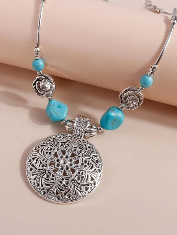 Round Charm Necklace