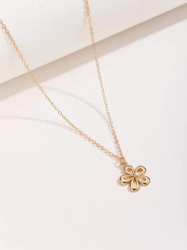 Flower Charm Necklace