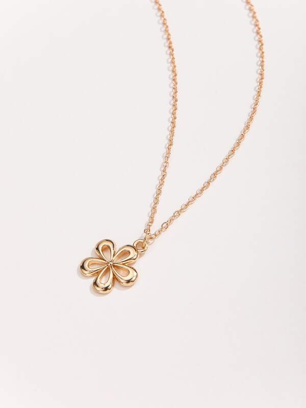 Flower Charm Necklace