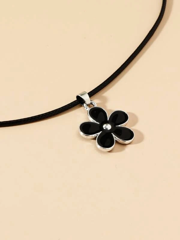 Flower Charm Necklace