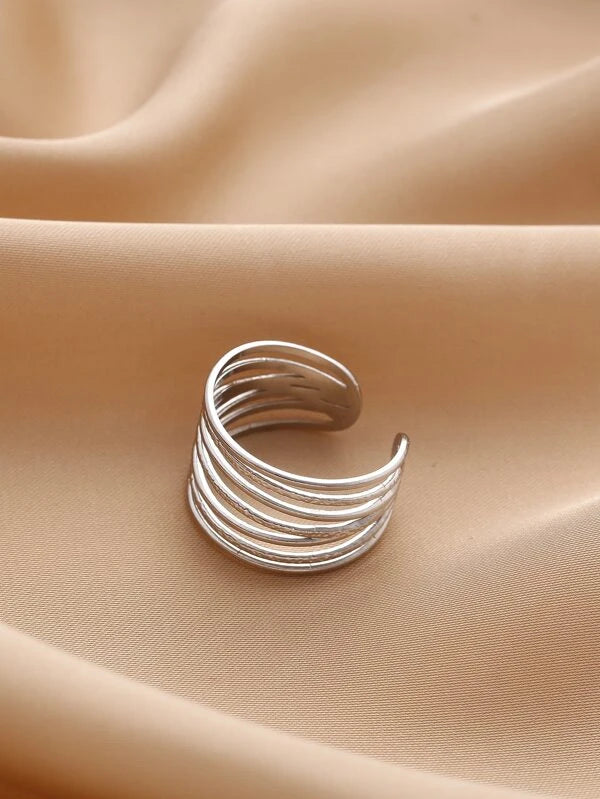 Hollow Out Cuff Ring