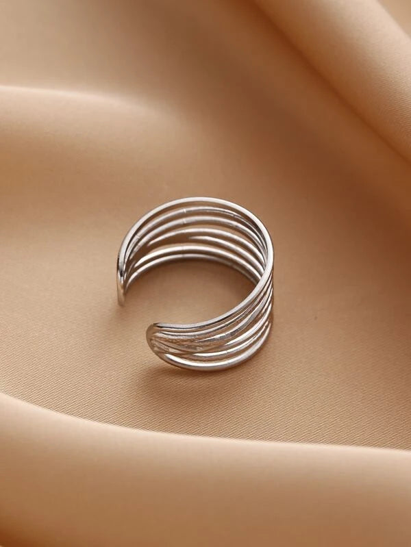 Hollow Out Cuff Ring