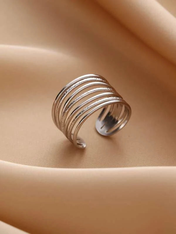 Hollow Out Cuff Ring