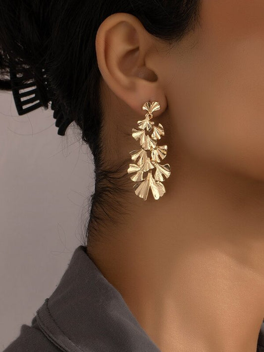 Ginkgo Biloba Drop Earrings