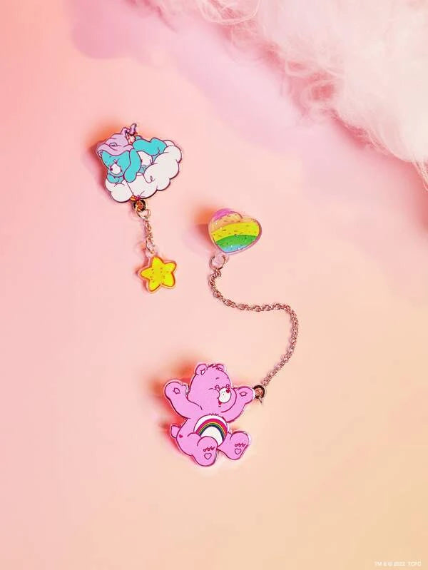 X Care Bears 3pcs Cartoon Bear Brooch