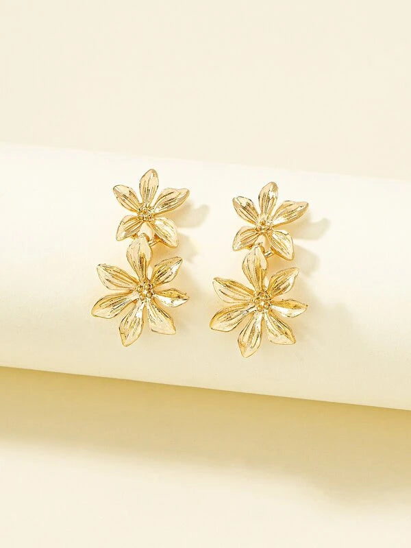 Flower Drop Earrings