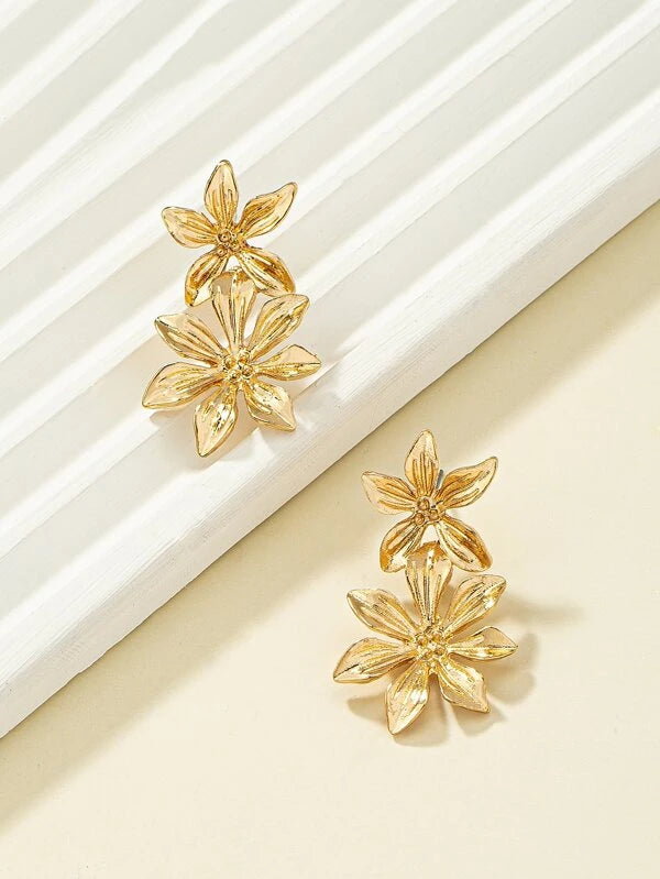 Flower Drop Earrings