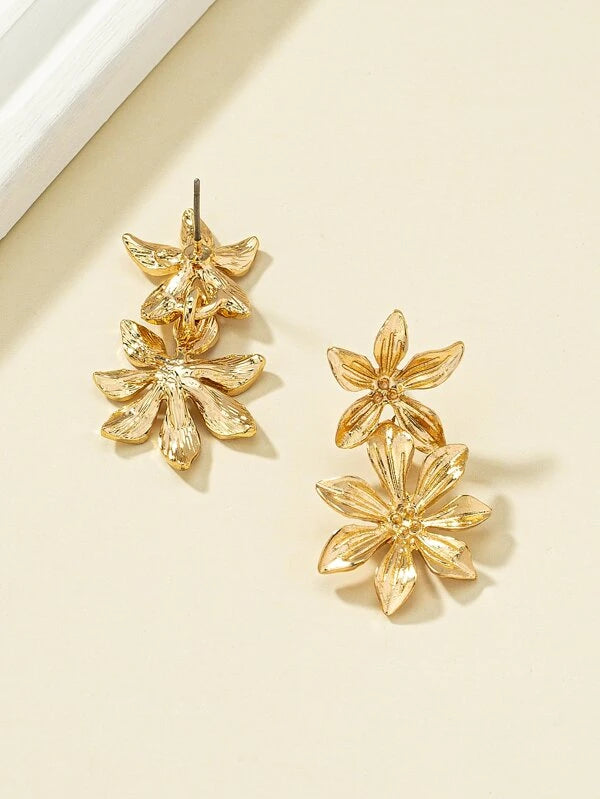 Flower Drop Earrings