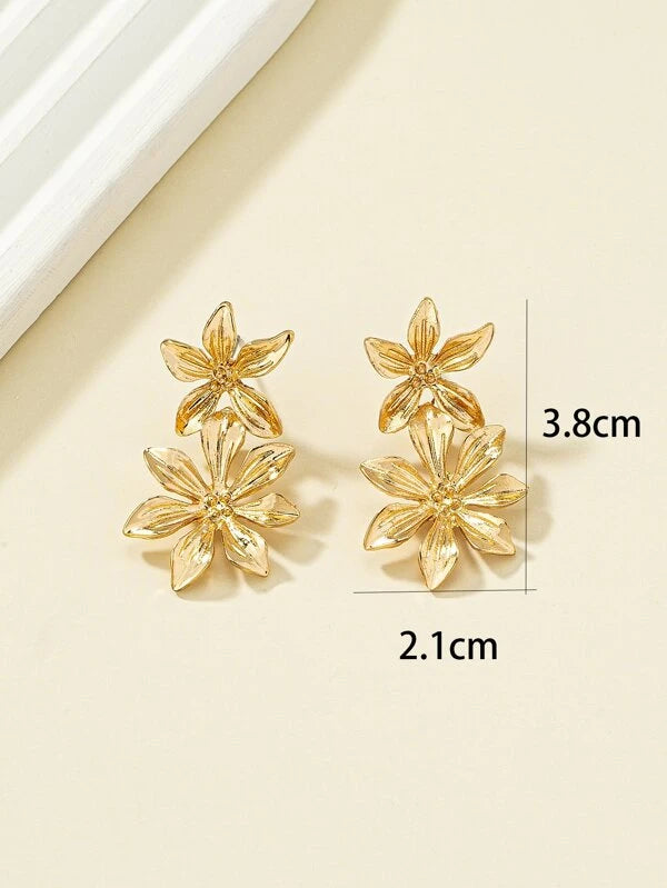 Flower Drop Earrings