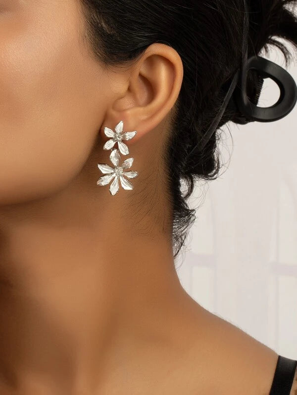 Flower Drop Earrings