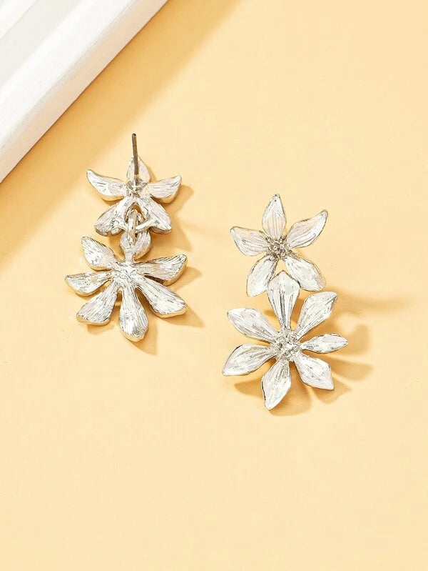 Flower Drop Earrings