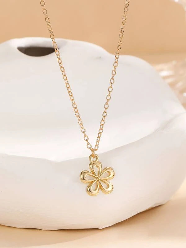 Flower Charm Necklace