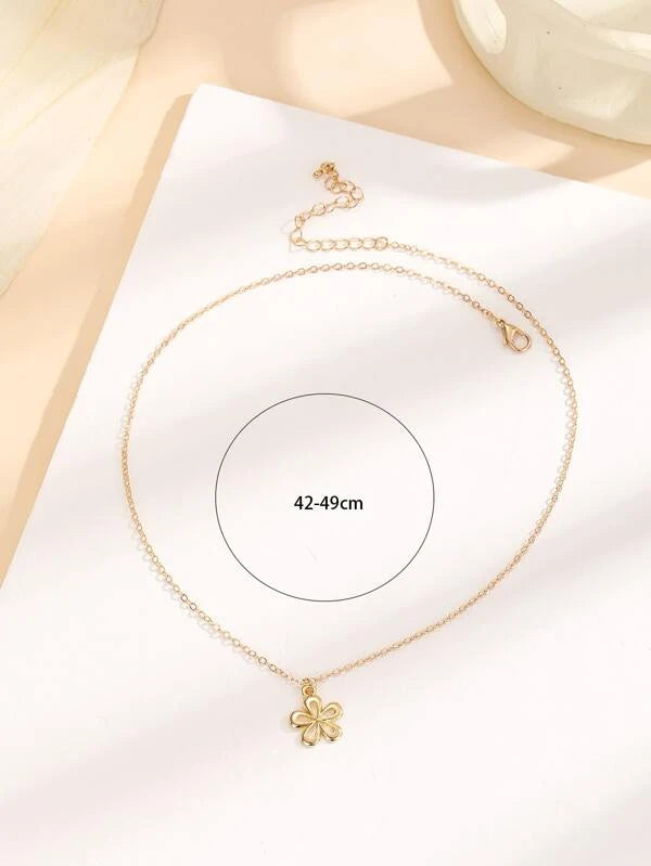 Flower Charm Necklace