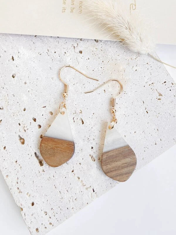 Geometric Drop Earrings