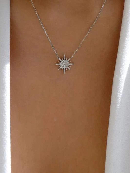 Rhinestone Star Pendant Necklace