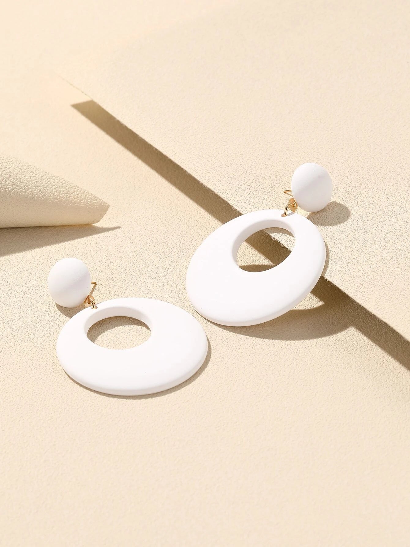 Round Drop Earrings