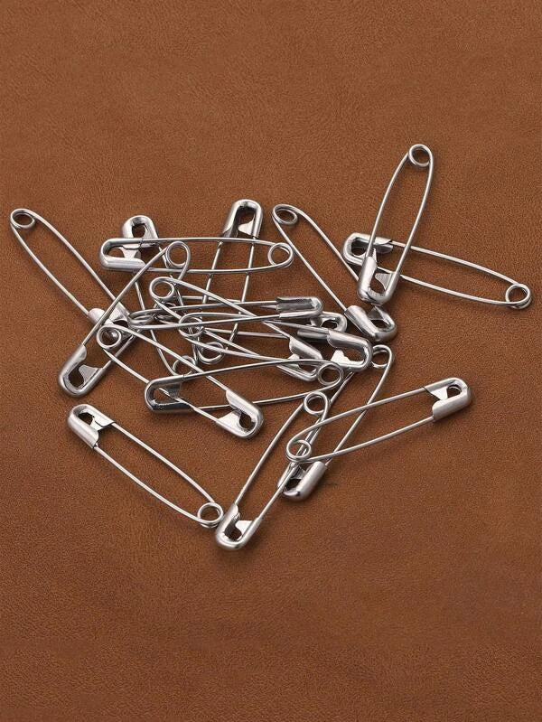 50pcs/set Casual Stainless Steel DIY Safety Pin For Women For DIY Jewelry Making