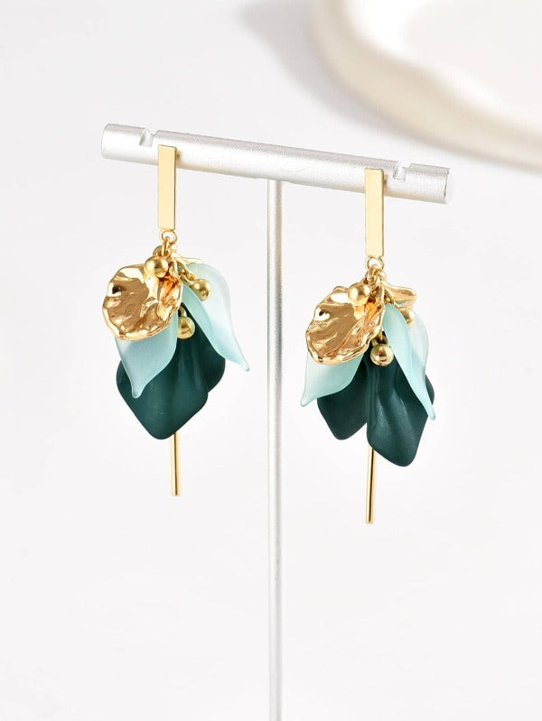 Flower Drop Earrings