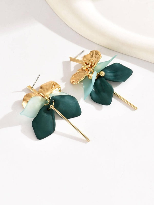 Flower Drop Earrings