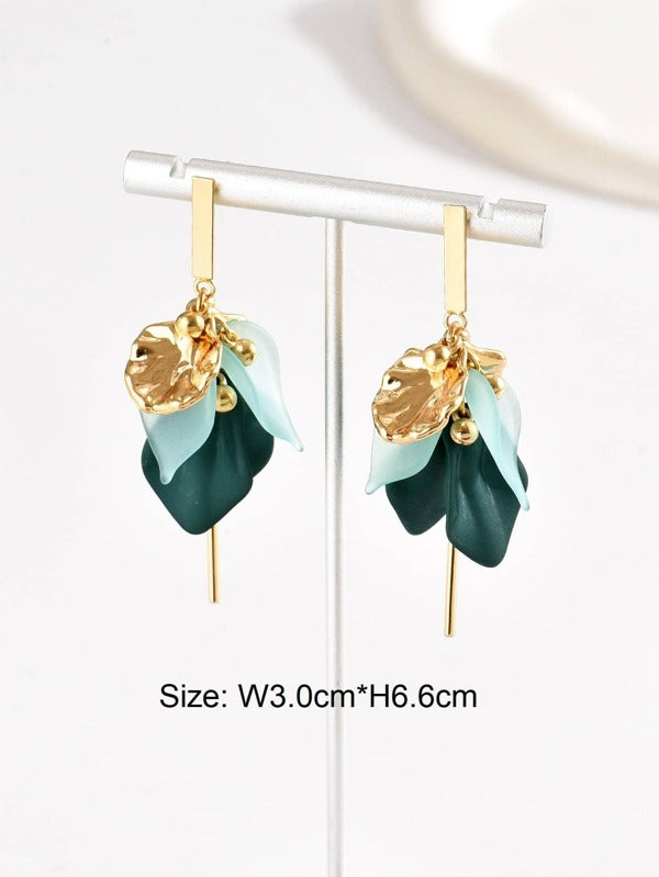 Flower Drop Earrings