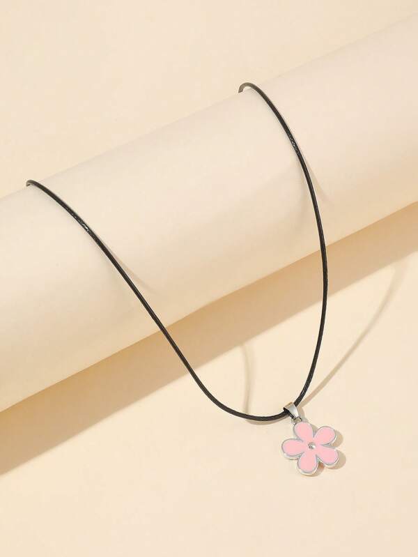 Flower Charm Necklace