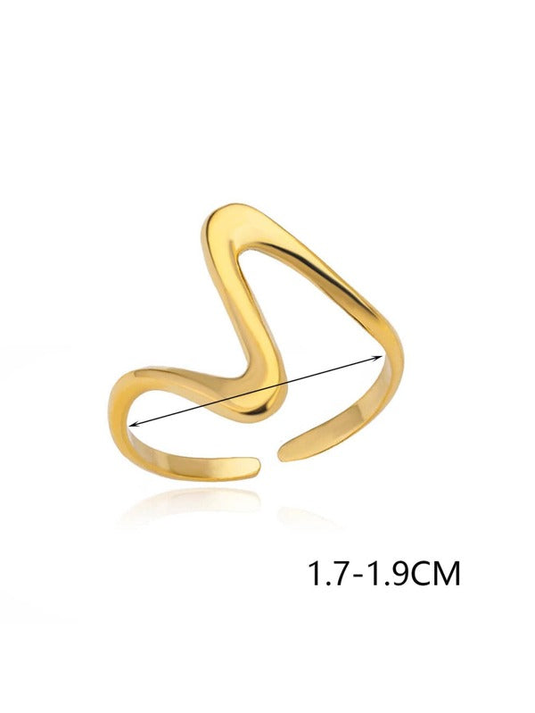 Structured Cuff Ring