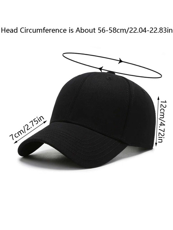 1pc Women Solid Casual Baseball Cap For Daily Life