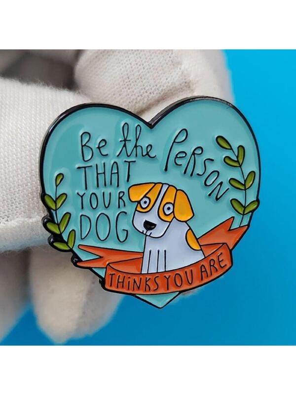 Your Dog Brooch Pins Enamel Metal Badges Lapel Pin Brooches Jackets Fashion Jewelry Accessories