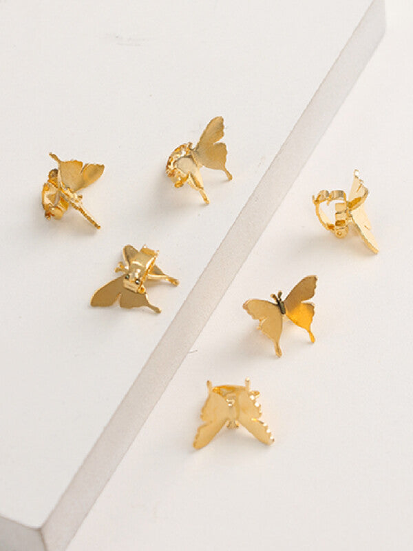 6pcs Butterfly Decor Hair Clip