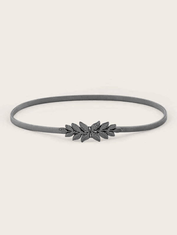 1pc Leaf Decor Belt